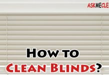 How to Clean Blinds