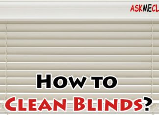 How to Clean Blinds