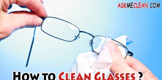 How to Clean Glasses