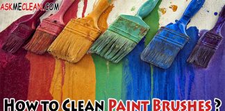 How to Clean Paint Brushes