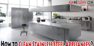 Clean Stainless Steel Appliances