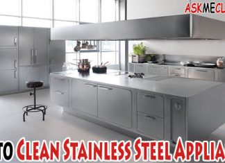 Clean Stainless Steel Appliances