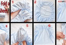 How to Fold a Fitted Sheet Method 1 A