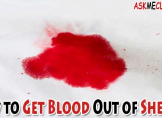 How to Get Blood Out of Sheets