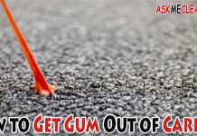 How to Get Gum Out of Carpet