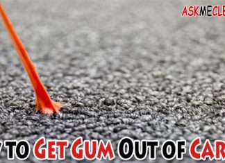 How to Get Gum Out of Carpet