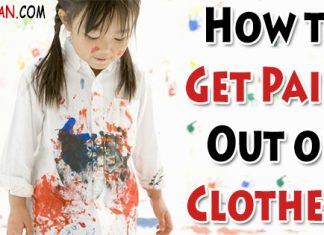 How to Get Paint Out of Clothes