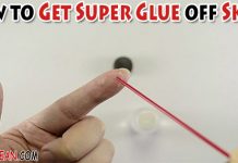 How to Get Super Glue off Skin