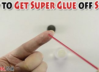 How to Get Super Glue off Skin