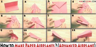 How to Make Paper Airplanes (Advanced Airplane)