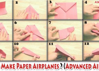 How to Make Paper Airplanes (Advanced Airplane)