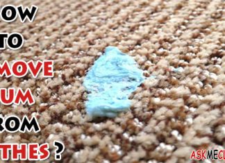 How to Remove Gum from Clothes