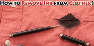 How to Remove Ink from Clothes