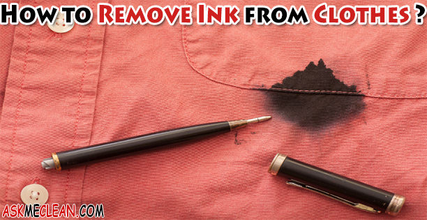 How to Remove Ink from Clothes?