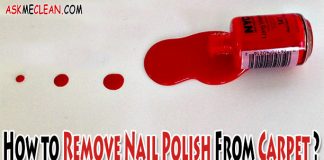 Remove Nail Polish from Carpet