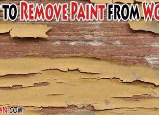 How to Remove Paint from Wood