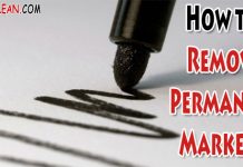 How to Remove Permanent Marker