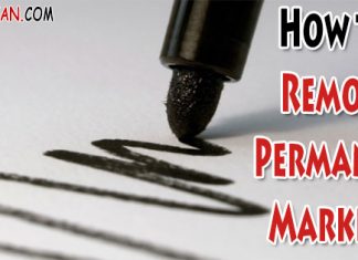 How to Remove Permanent Marker