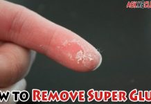 How to Remove Super Glue