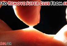 How to Remove Super Glue From skin