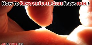 How to Remove Super Glue From skin