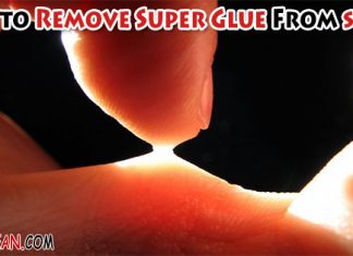 How to Remove Super Glue From skin