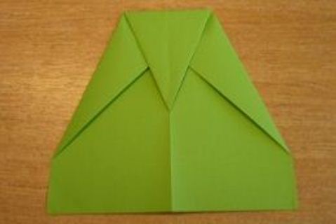 Fold Tip to Make a Paper Airplane
