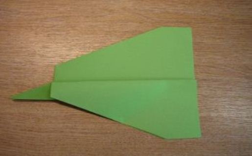 Fold Wings to Make a Paper Airplane